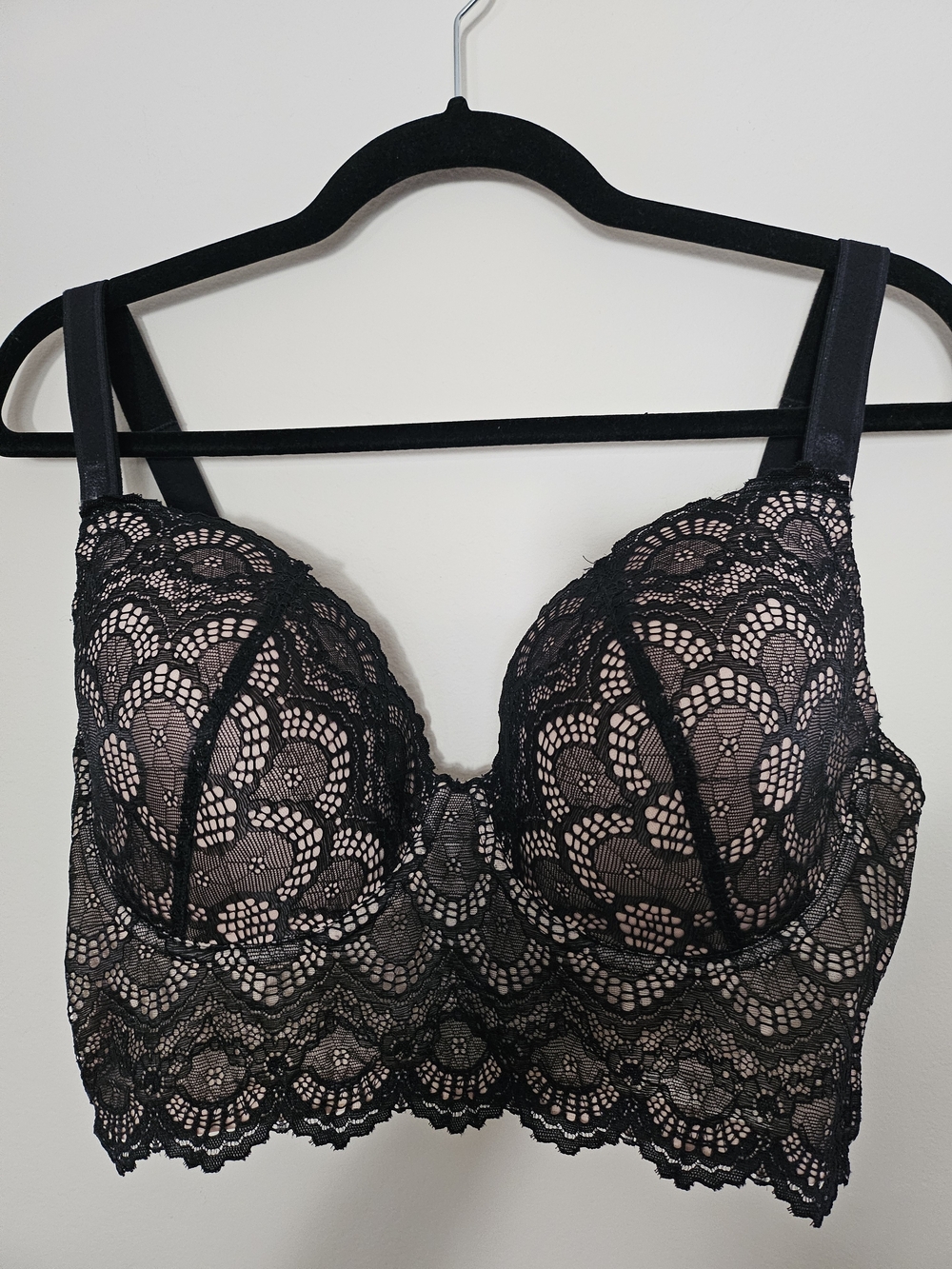 Lace Bra — Black 36DDD